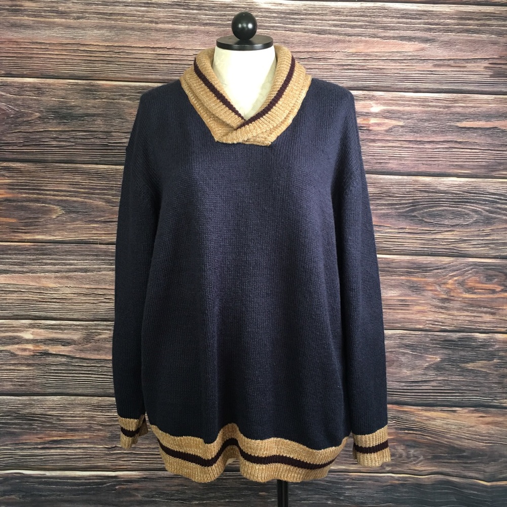 Designer Park Slope New York Blue Sweater 2X